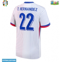 Frankrike Theo Hernandez #22 Bortedrakt EM 2024 Kortermet